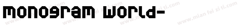 Monogram World字体转换